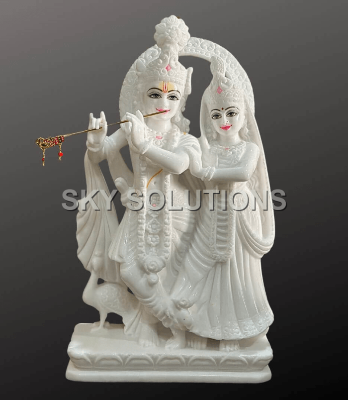 18inch Marble Radha Krishna Idol 18inch Marble Radha Krishna Idol