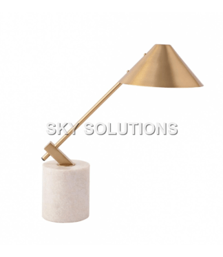 Brass Cone Shade Lamp