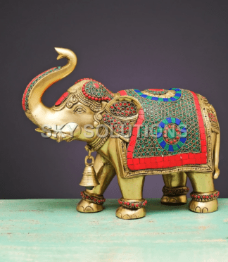Brass Elephant Figurine