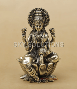 Brass Lakshmi Idol