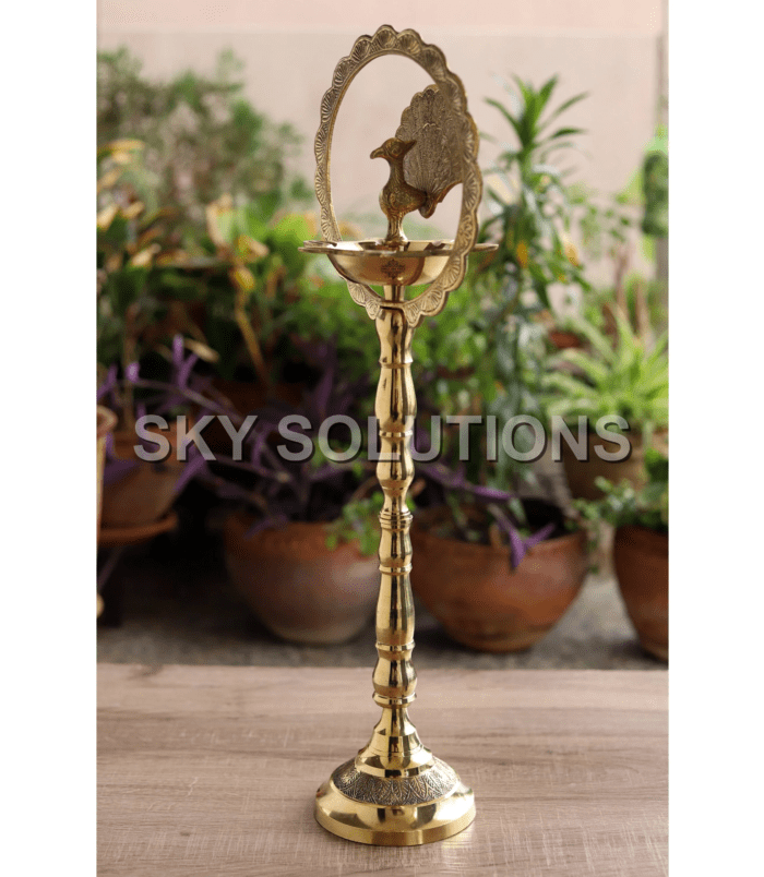 Brass-Standing-Diya Brass-Standing-Diya