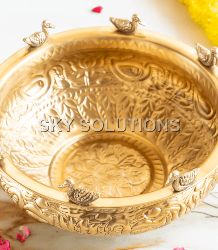 Brass-Urli-with-Duck-Lotus-Design-1 Brass-Urli-with-Duck-Lotus-Design-1