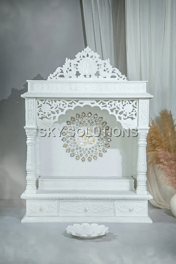 Classic White Makrana Marble Mandir Classic White Makrana Marble Mandir