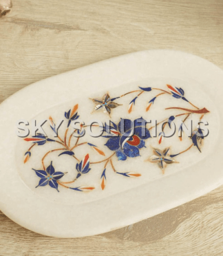 Inlay Marble Tea Tray