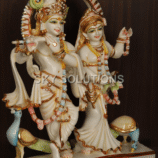 Marble Radha Krishna Idol-2