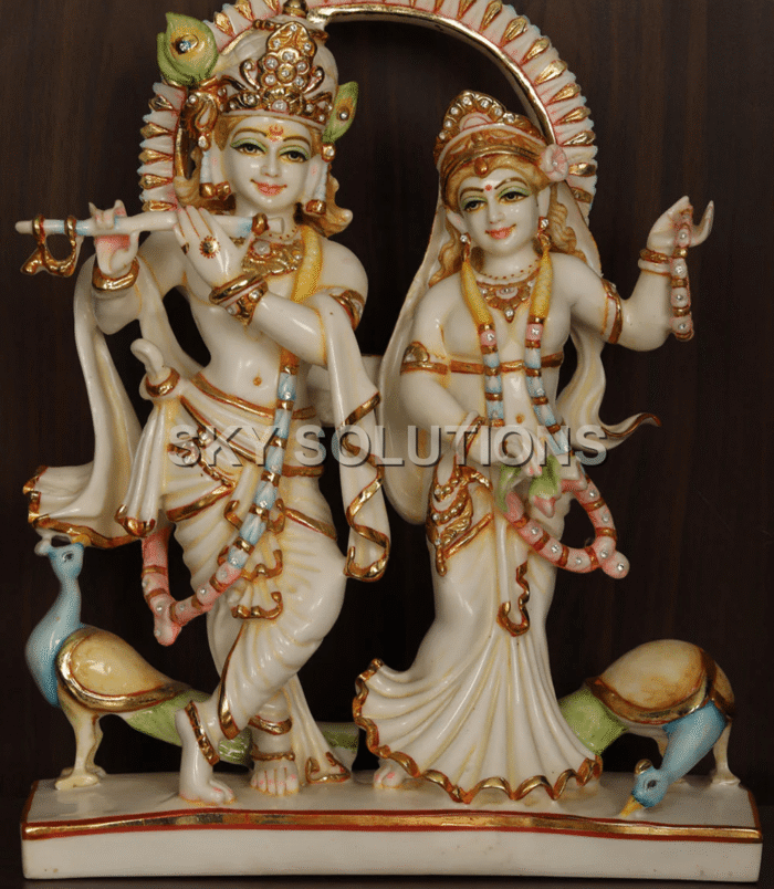 Marble Radha Krishna Idol Marble Radha Krishna Idol