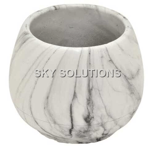 Marble Round Pot Marble Round Pot