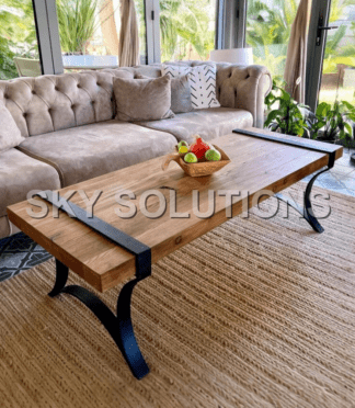 Reclaimed-wood Distressed Coffee Table