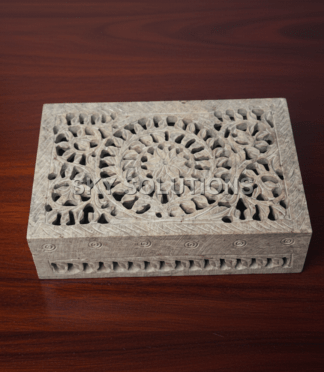 Soapstone Jewellery Box