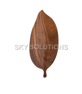 Walnut Wood Leaf-shape Tray