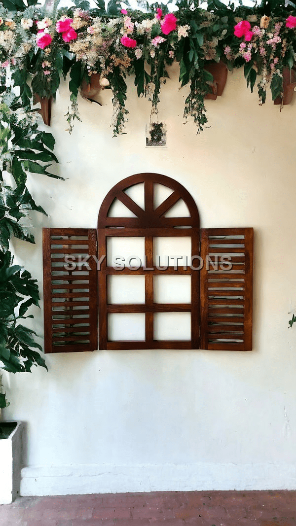 Wooden-window-frame-jharokha-wall-decor-antique Wooden-window-frame-jharokha-wall-decor-antique